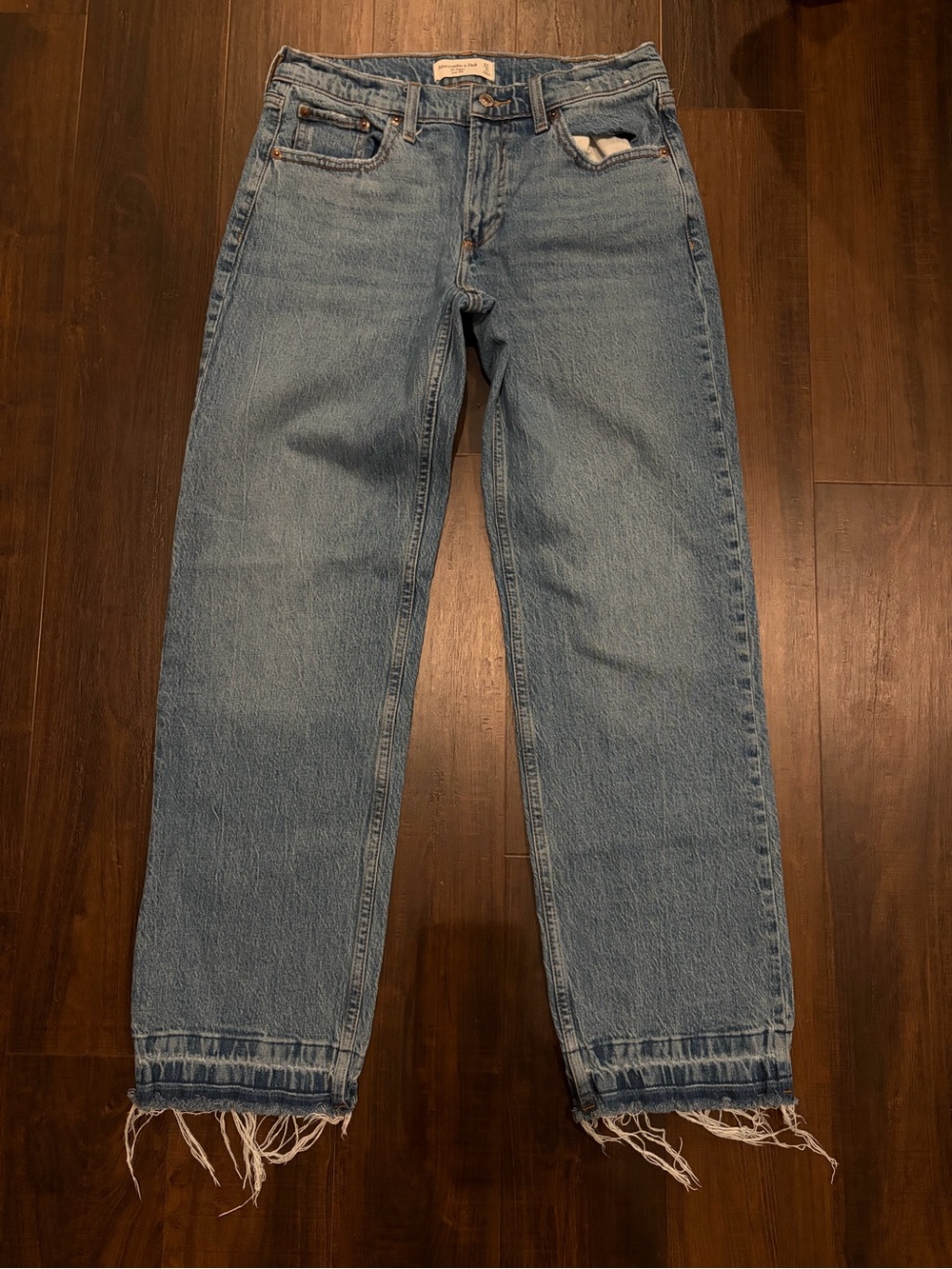 Abercrombie & Fitch The Baggy Low Rise Jeans 27 / 4 Regular